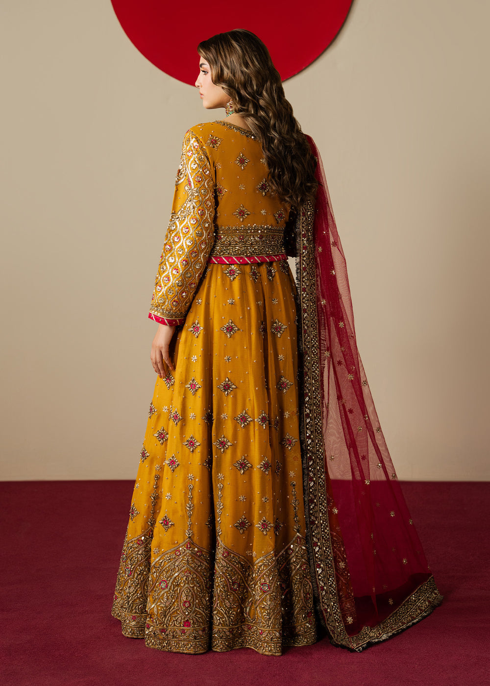 Haseens | Gulal Formals | Mehrun by Haseens - Designer Dress  - Type : Ladies Clothes - Available at Libayah - 100% Original 