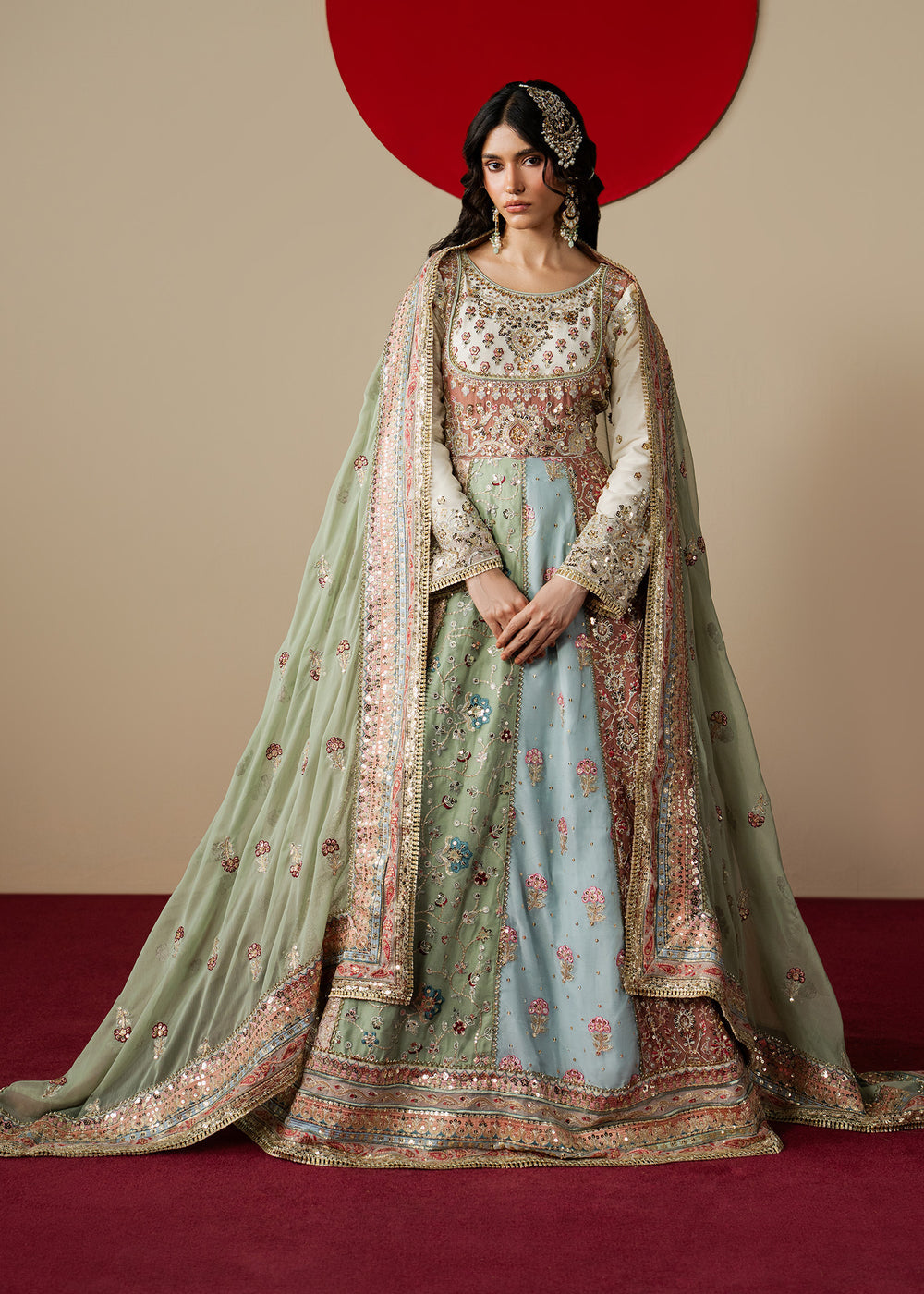 Haseens | Gulal Formals | Shahzadi by Haseens - Designer Dress  - Type : Ladies Clothes - Available at Libayah - 100% Original 