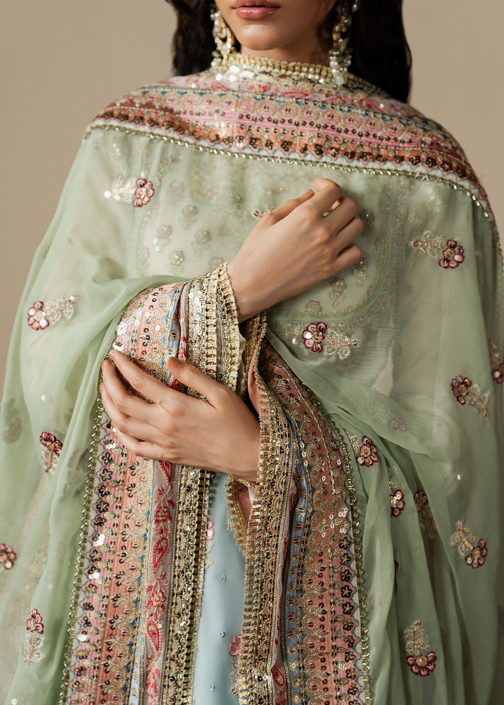 Haseens | Gulal Formals | Shahzadi by Haseens - Designer Dress  - Type : Ladies Clothes - Available at Libayah - 100% Original 