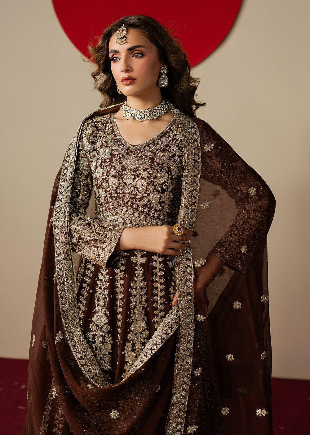 Haseens | Gulal Formals | Afsheen by Haseens - Designer Dress  - Type : Ladies Clothes - Available at Libayah - 100% Original 