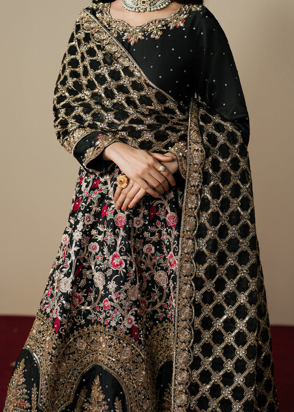 Haseens | Gulal Formals | Gulrang by Haseens - Designer Dress  - Type : Ladies Clothes - Available at Libayah - 100% Original 