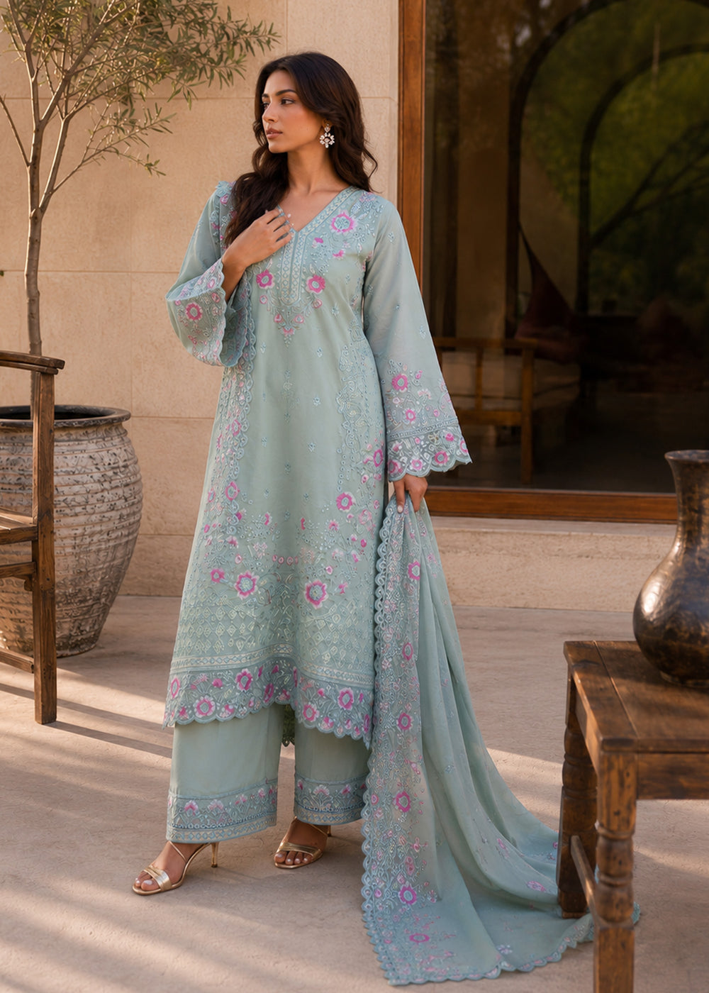 Haseens | Raha Pret | Almas by Haseens - Designer Dress  - Type : Ladies Clothes - Available at Libayah - 100% Original 