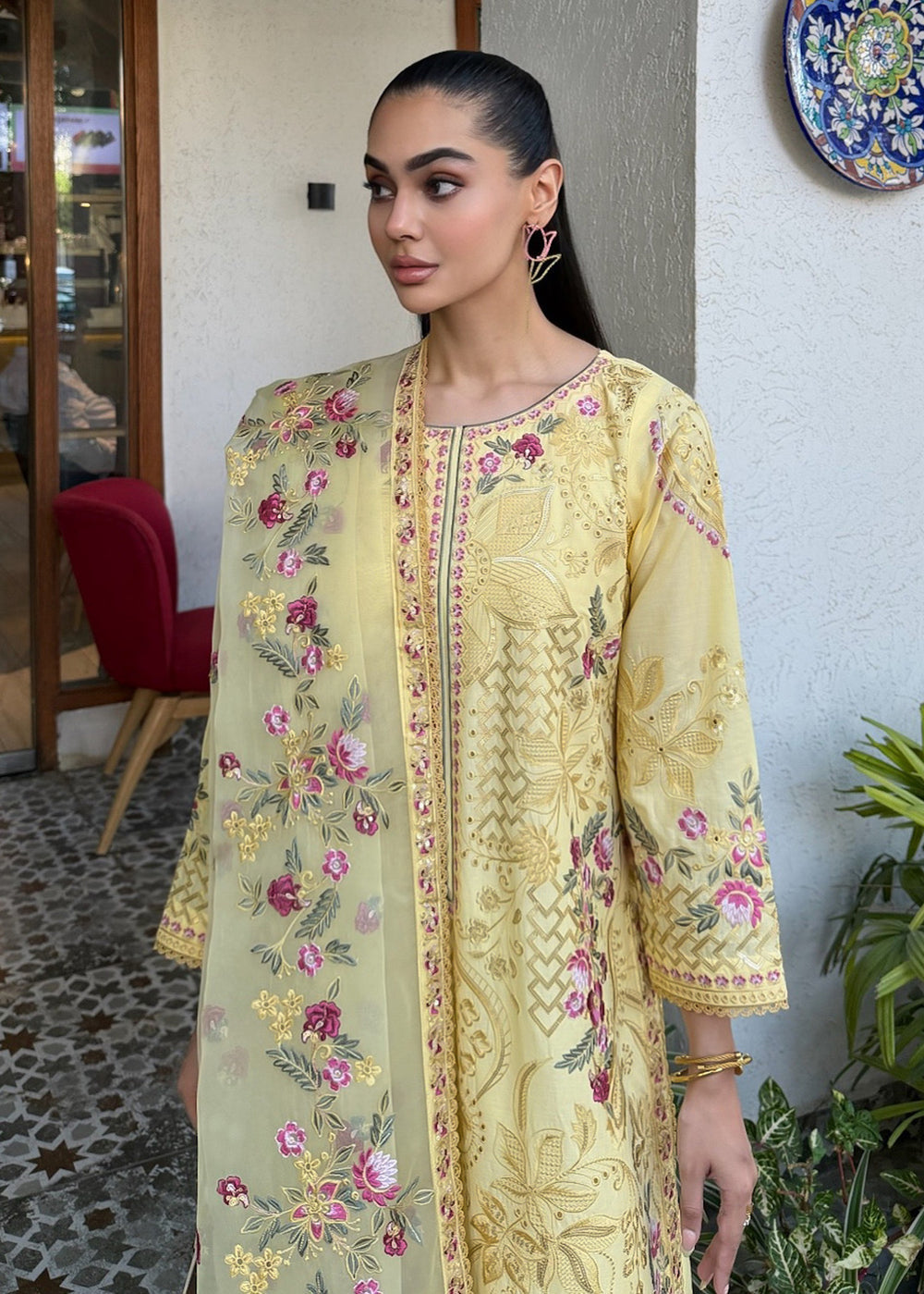 Haseens | Raha Pret | Inshara by Haseens - Designer Dress  - Type : Ladies Clothes - Available at Libayah - 100% Original 