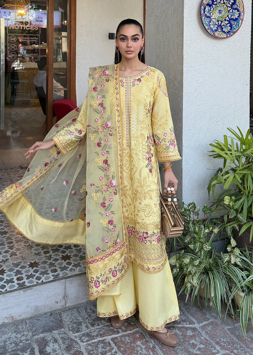 Haseens | Raha Pret | Inshara by Haseens - Designer Dress  - Type : Ladies Clothes - Available at Libayah - 100% Original 