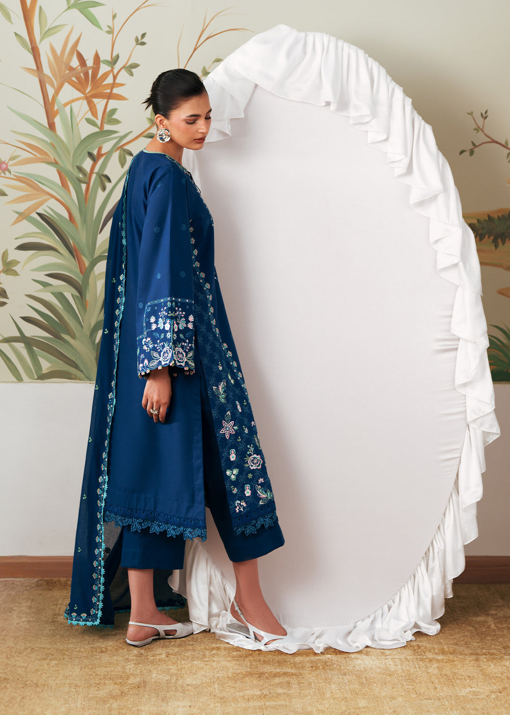 Sadaf Fawad Khan | Solace 26 |Tulip Turn by Sadaf Fawad Khan - Designer Dress  - Type : Ladies Clothes - Available at Libayah - 100% Original 