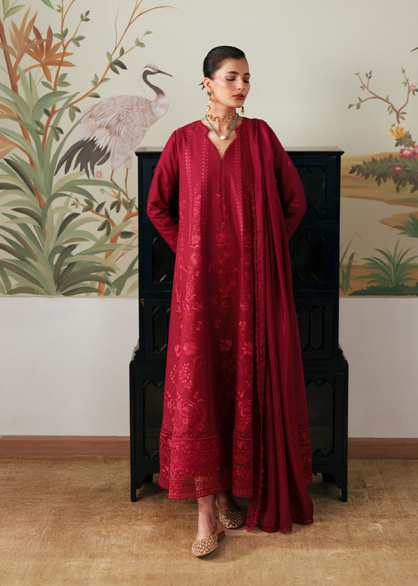 Sadaf Fawad Khan | Eva Luxury Pret 26 | Rose Root by Sadaf Fawad Khan - Designer Dress  - Type : Ladies Clothes - Available at Libayah - 100% Original 