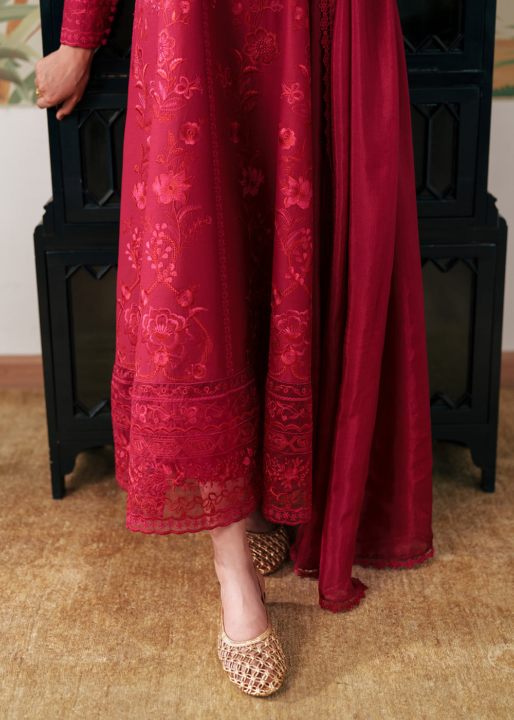 Sadaf Fawad Khan | Eva Luxury Pret 26 | Rose Root by Sadaf Fawad Khan - Designer Dress  - Type : Ladies Clothes - Available at Libayah - 100% Original 
