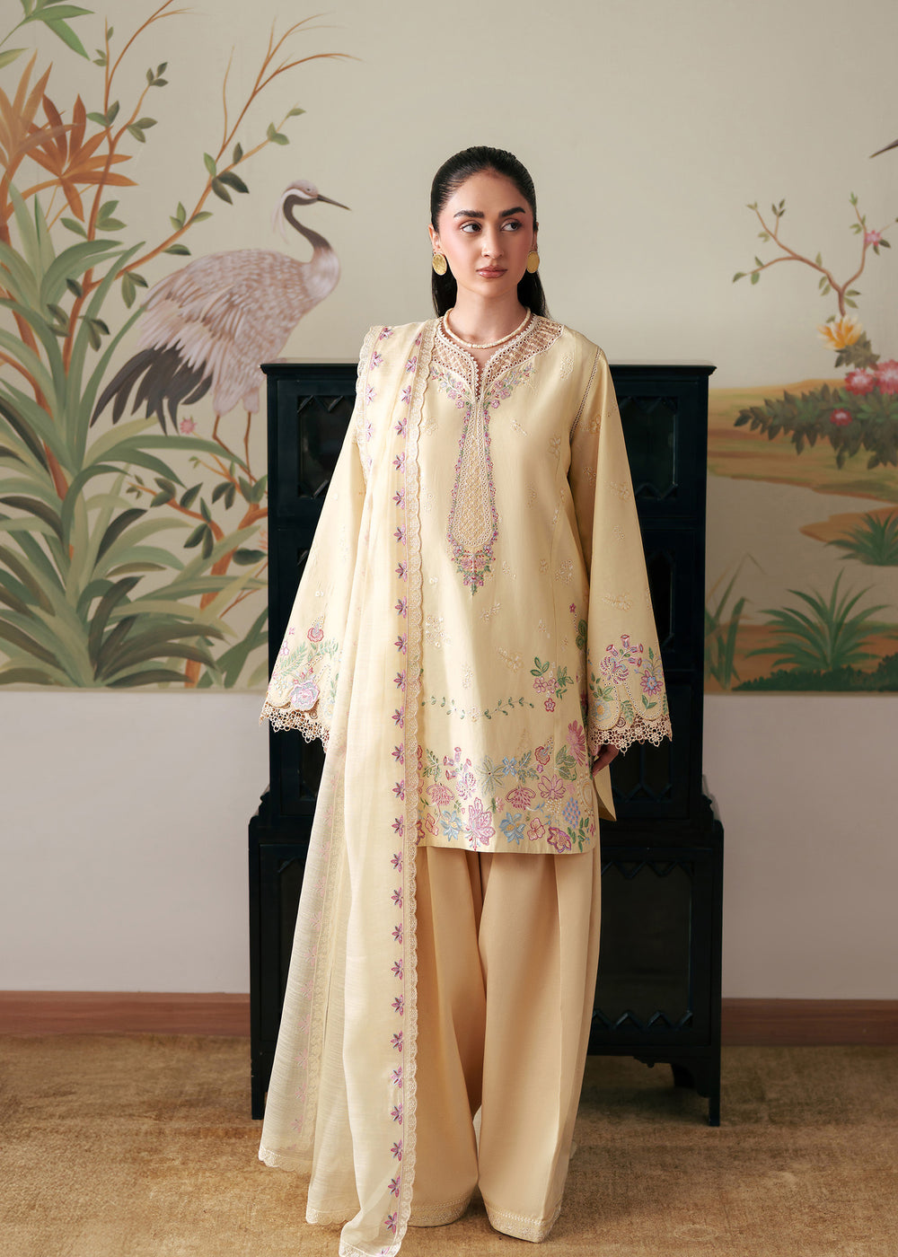 Sadaf Fawad Khan | Solace 26 | Camelia by Sadaf Fawad Khan - Designer Dress  - Type : Ladies Clothes - Available at Libayah - 100% Original 