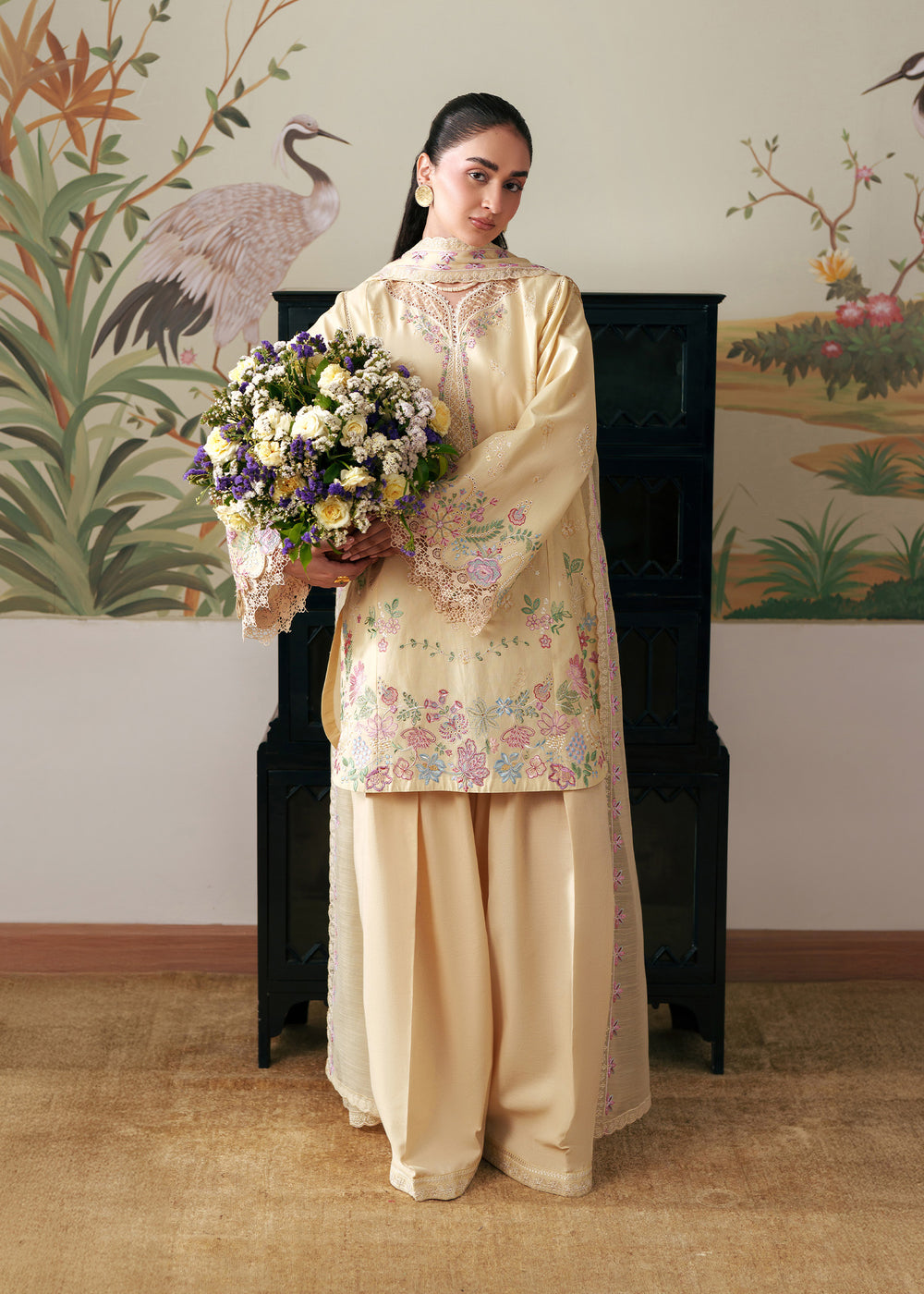 Sadaf Fawad Khan | Solace 26 | Camelia by Sadaf Fawad Khan - Designer Dress  - Type : Ladies Clothes - Available at Libayah - 100% Original 