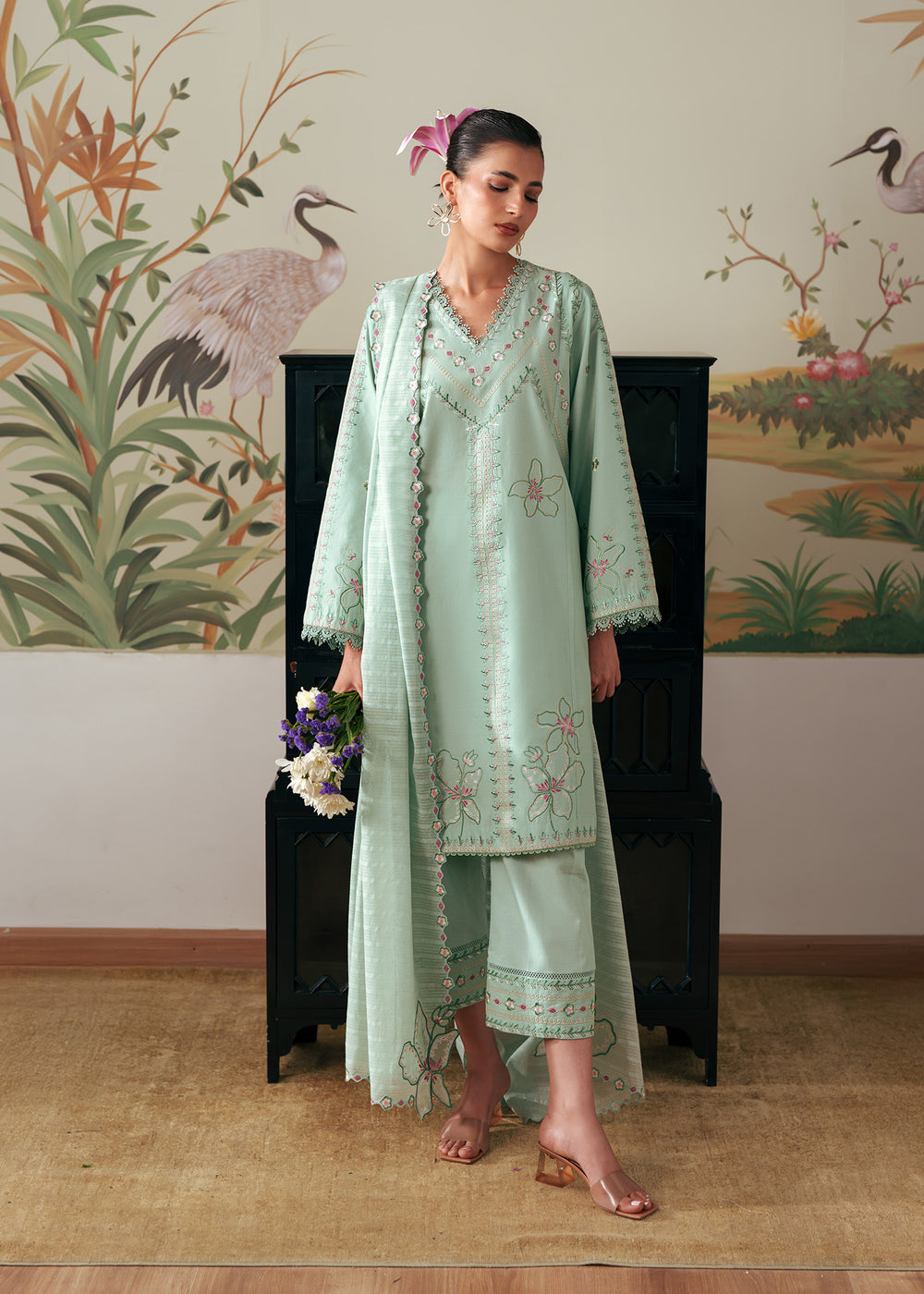 Sadaf Fawad Khan | Solace 26 | Misty Morning by Sadaf Fawad Khan - Designer Dress  - Type : Ladies Clothes - Available at Libayah - 100% Original 