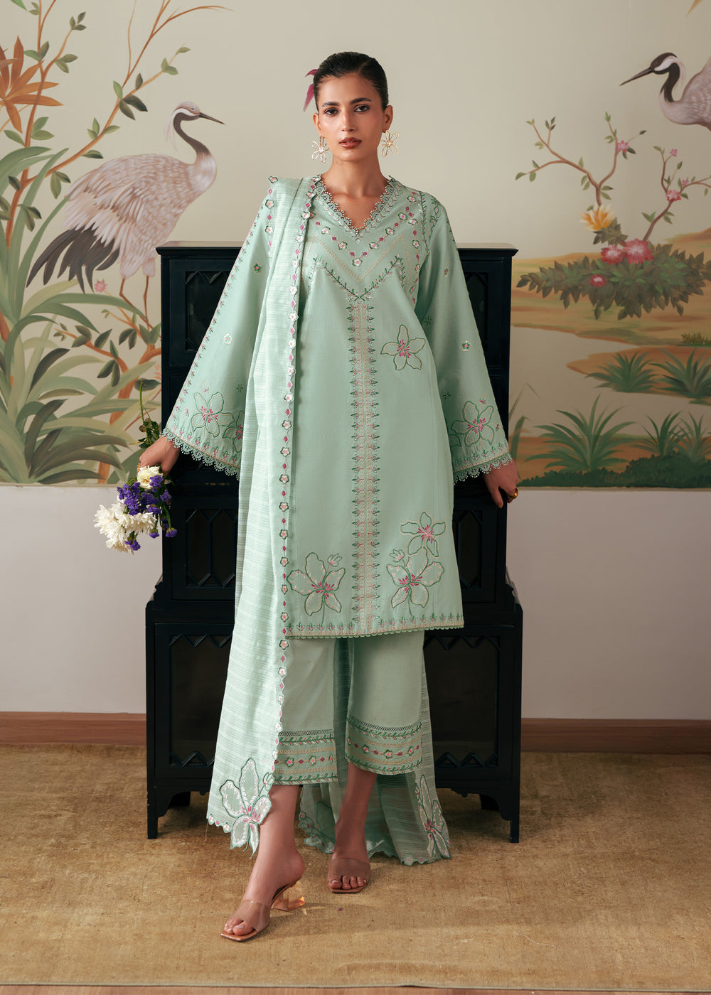 Sadaf Fawad Khan | Solace 26 | Misty Morning by Sadaf Fawad Khan - Designer Dress  - Type : Ladies Clothes - Available at Libayah - 100% Original 