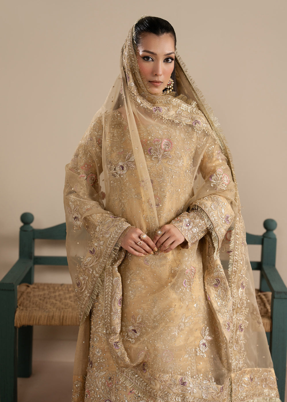 Haseens | Sakhiyan Formals | Mahin by Haseens - Designer Dress  - Type : Ladies Clothes - Available at Libayah - 100% Original 