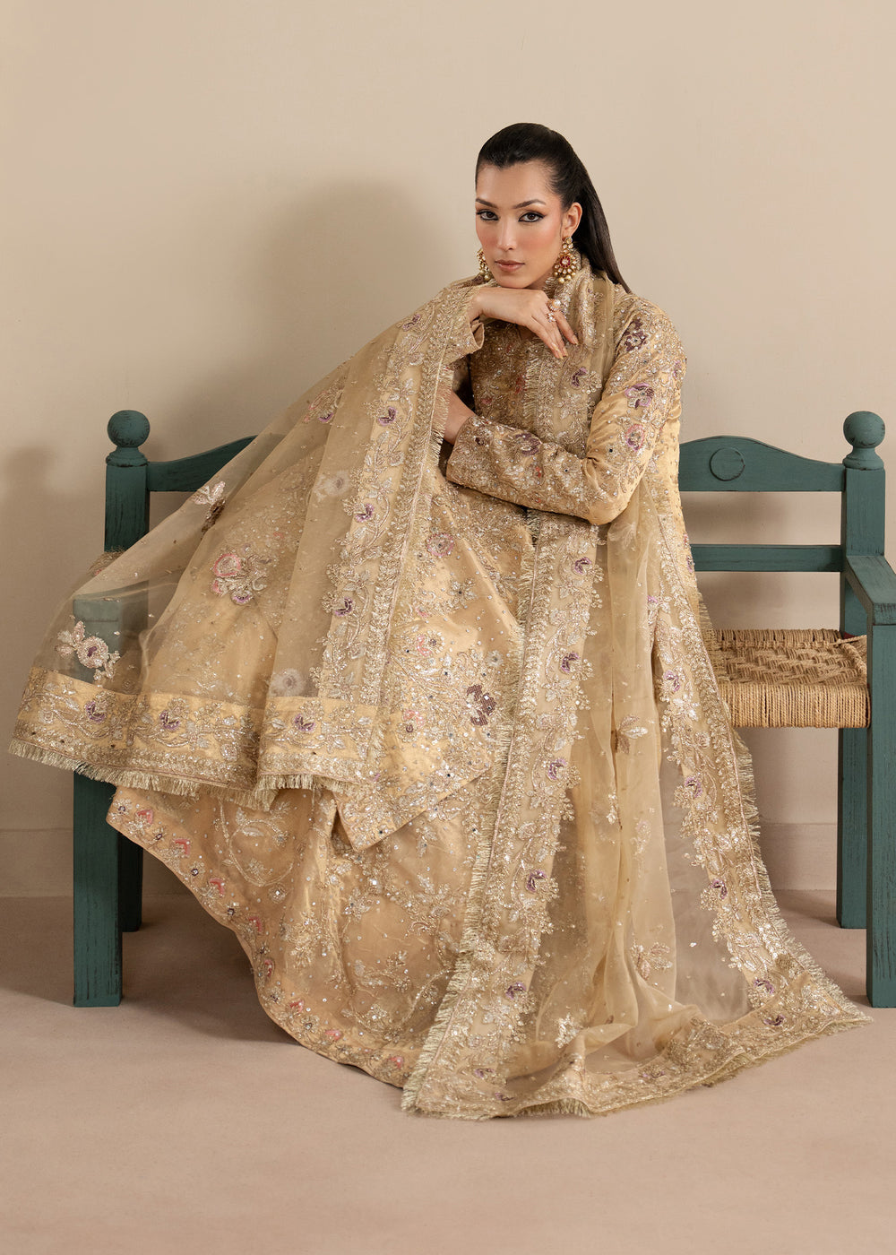 Haseens | Sakhiyan Formals | Mahin by Haseens - Designer Dress  - Type : Ladies Clothes - Available at Libayah - 100% Original 