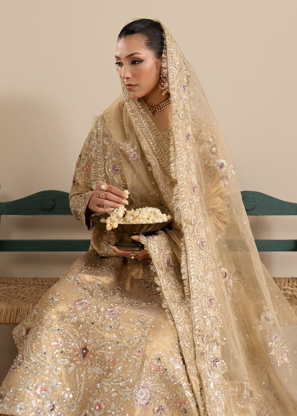 Haseens | Sakhiyan Formals | Mahin by Haseens - Designer Dress  - Type : Ladies Clothes - Available at Libayah - 100% Original 