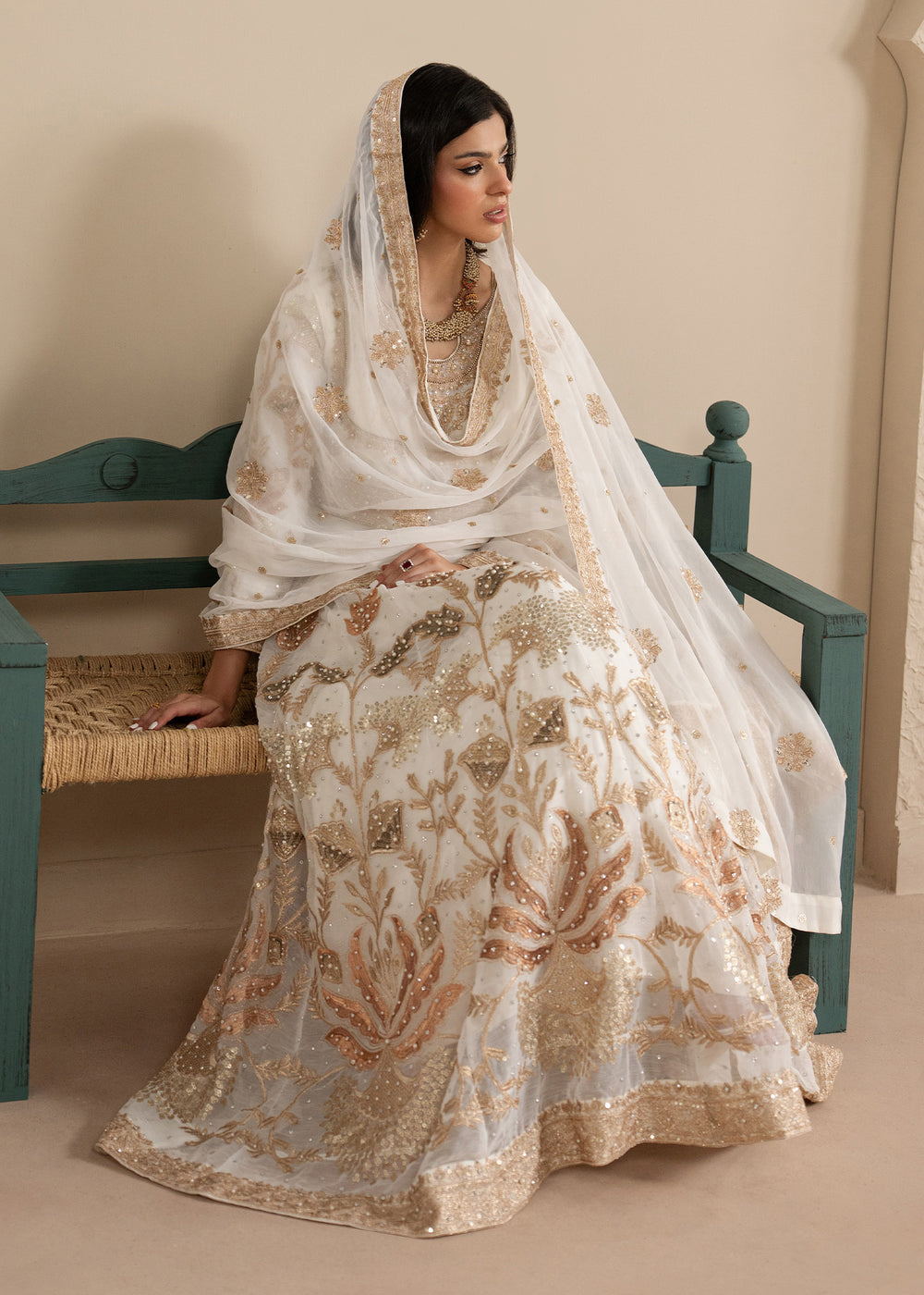 Haseens | Sakhiyan Formals | Nooristaan by Haseens - Designer Dress  - Type : Ladies Clothes - Available at Libayah - 100% Original 