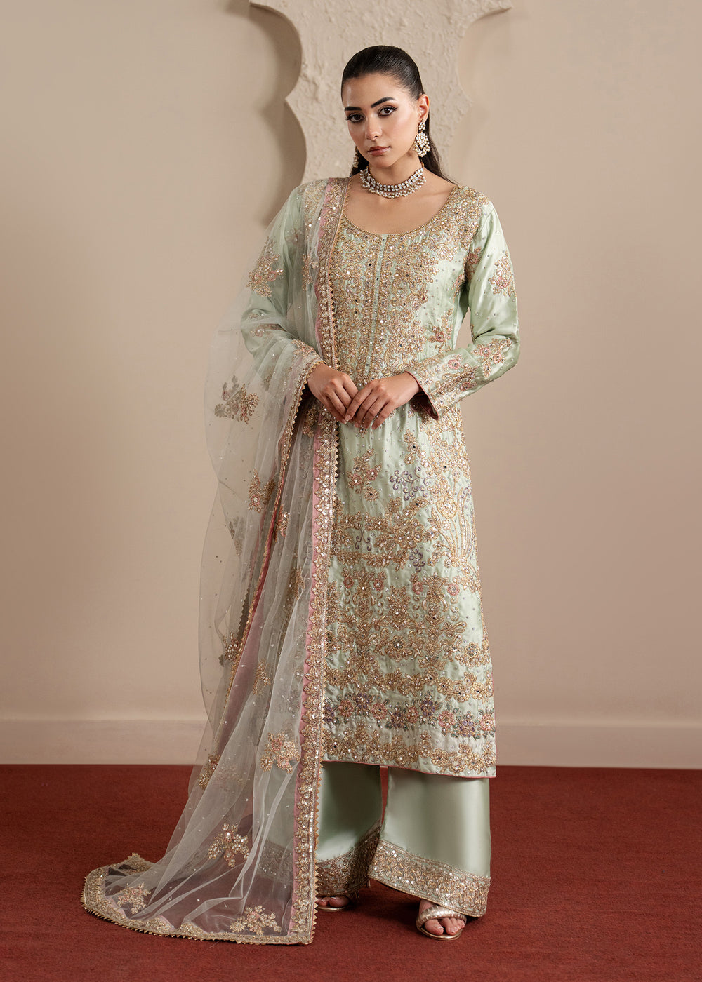 Haseens | Sakhiyan Formals | Faha by Haseens - Designer Dress  - Type : Ladies Clothes - Available at Libayah - 100% Original 