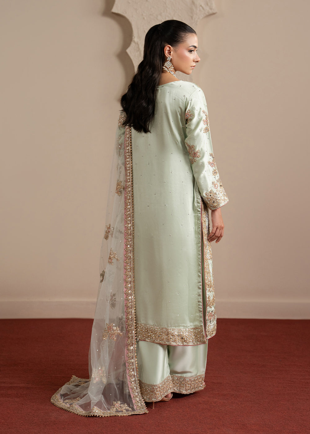 Haseens | Sakhiyan Formals | Faha by Haseens - Designer Dress  - Type : Ladies Clothes - Available at Libayah - 100% Original 