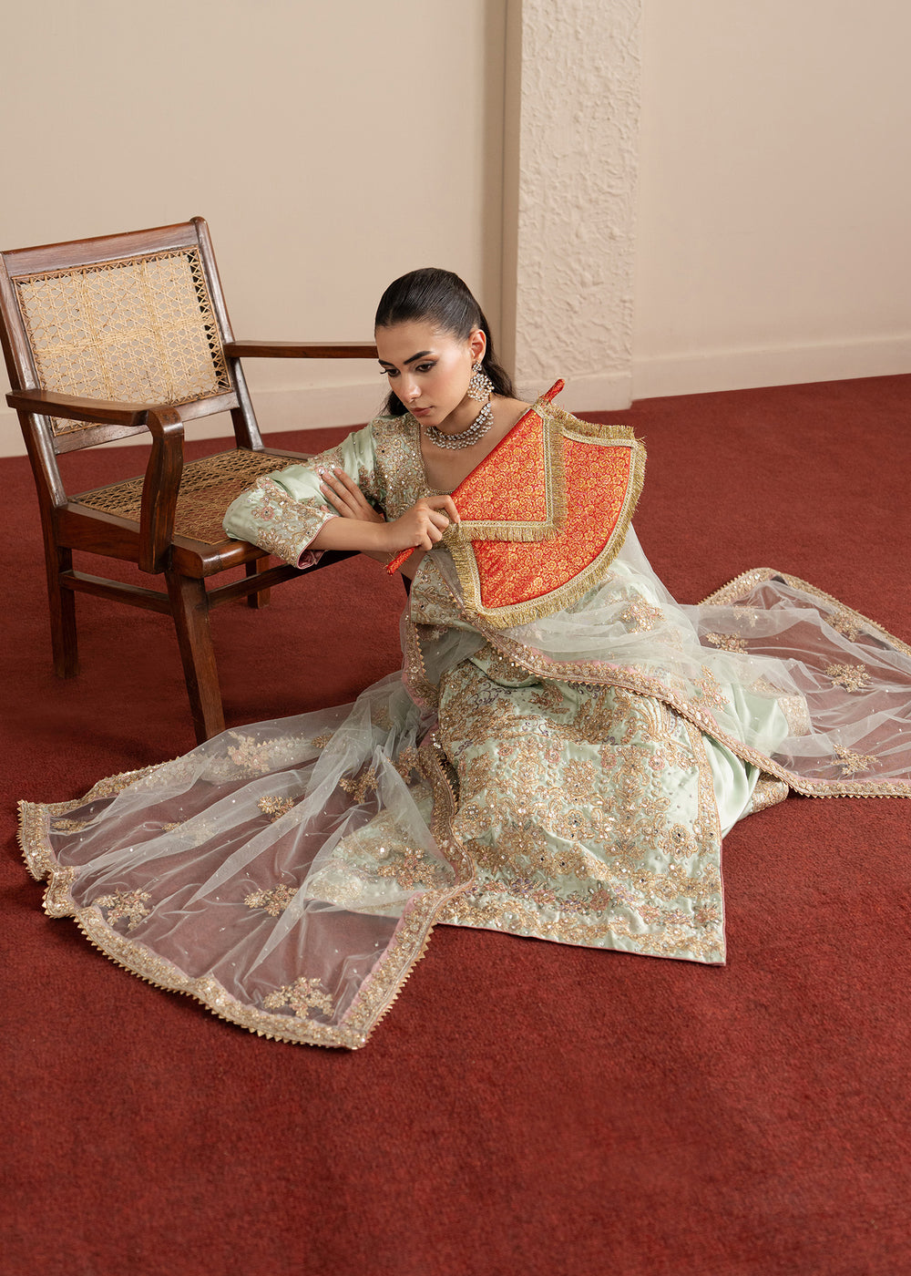Haseens | Sakhiyan Formals | Faha by Haseens - Designer Dress  - Type : Ladies Clothes - Available at Libayah - 100% Original 