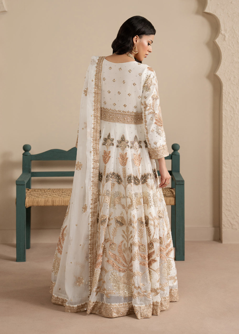 Haseens | Sakhiyan Formals | Nooristaan by Haseens - Designer Dress  - Type : Ladies Clothes - Available at Libayah - 100% Original 