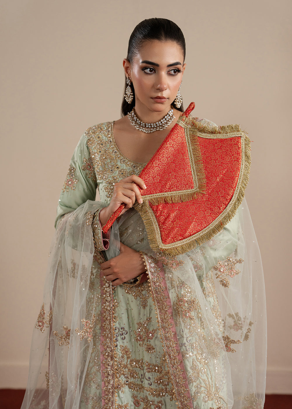 Haseens | Sakhiyan Formals | Faha by Haseens - Designer Dress  - Type : Ladies Clothes - Available at Libayah - 100% Original 