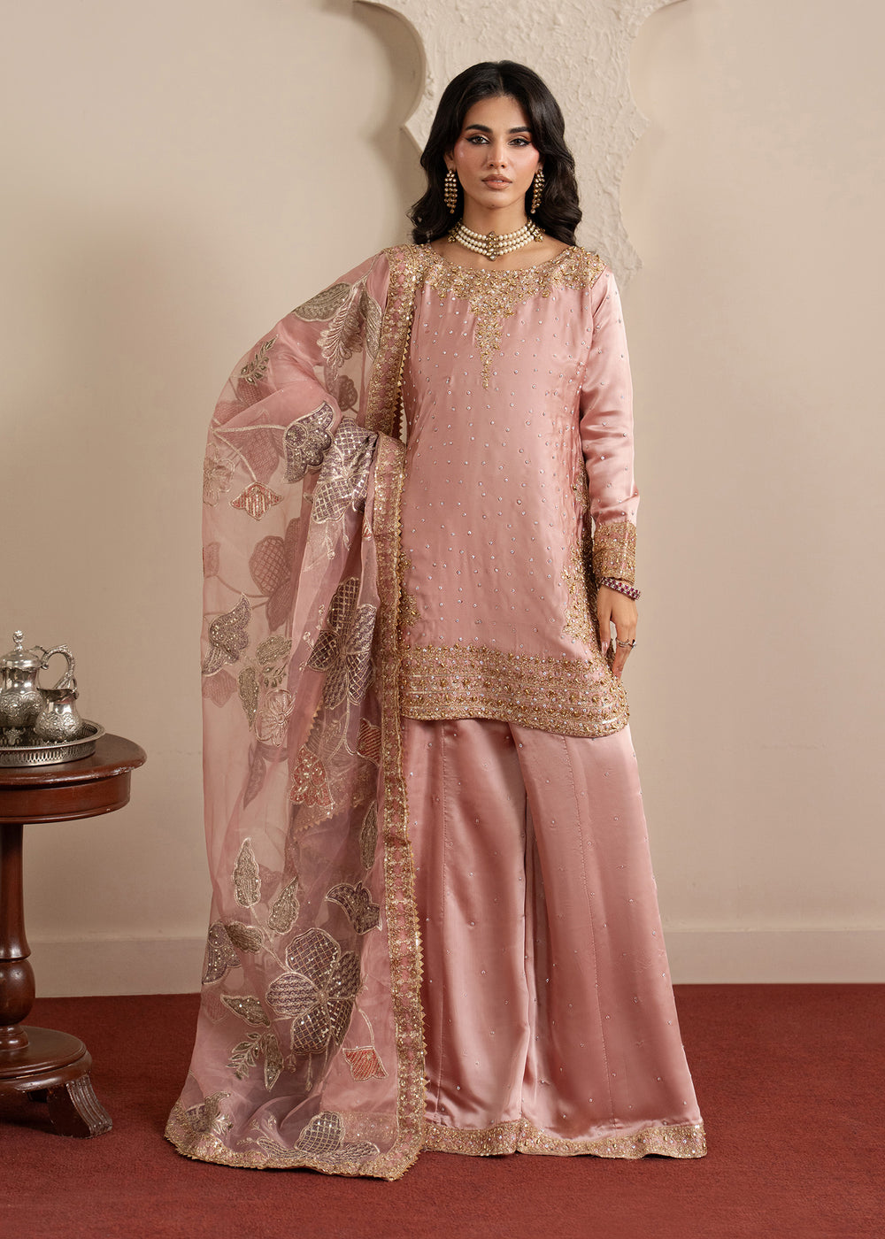 Haseens | Sakhiyan Formals | Munezza by Haseens - Designer Dress  - Type : Ladies Clothes - Available at Libayah - 100% Original 
