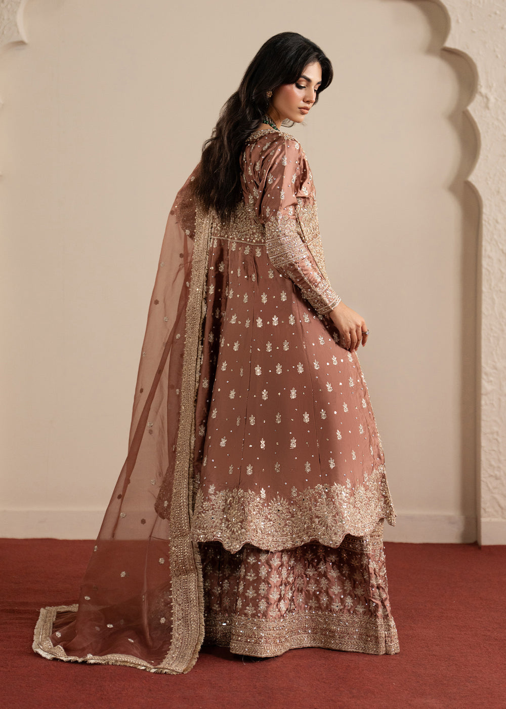 Haseens | Sakhiyan Formals | Mansa by Haseens - Designer Dress  - Type : Ladies Clothes - Available at Libayah - 100% Original 