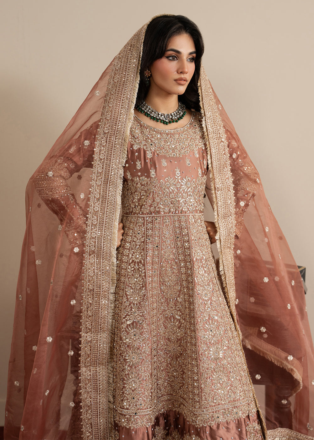 Haseens | Sakhiyan Formals | Mansa by Haseens - Designer Dress  - Type : Ladies Clothes - Available at Libayah - 100% Original 