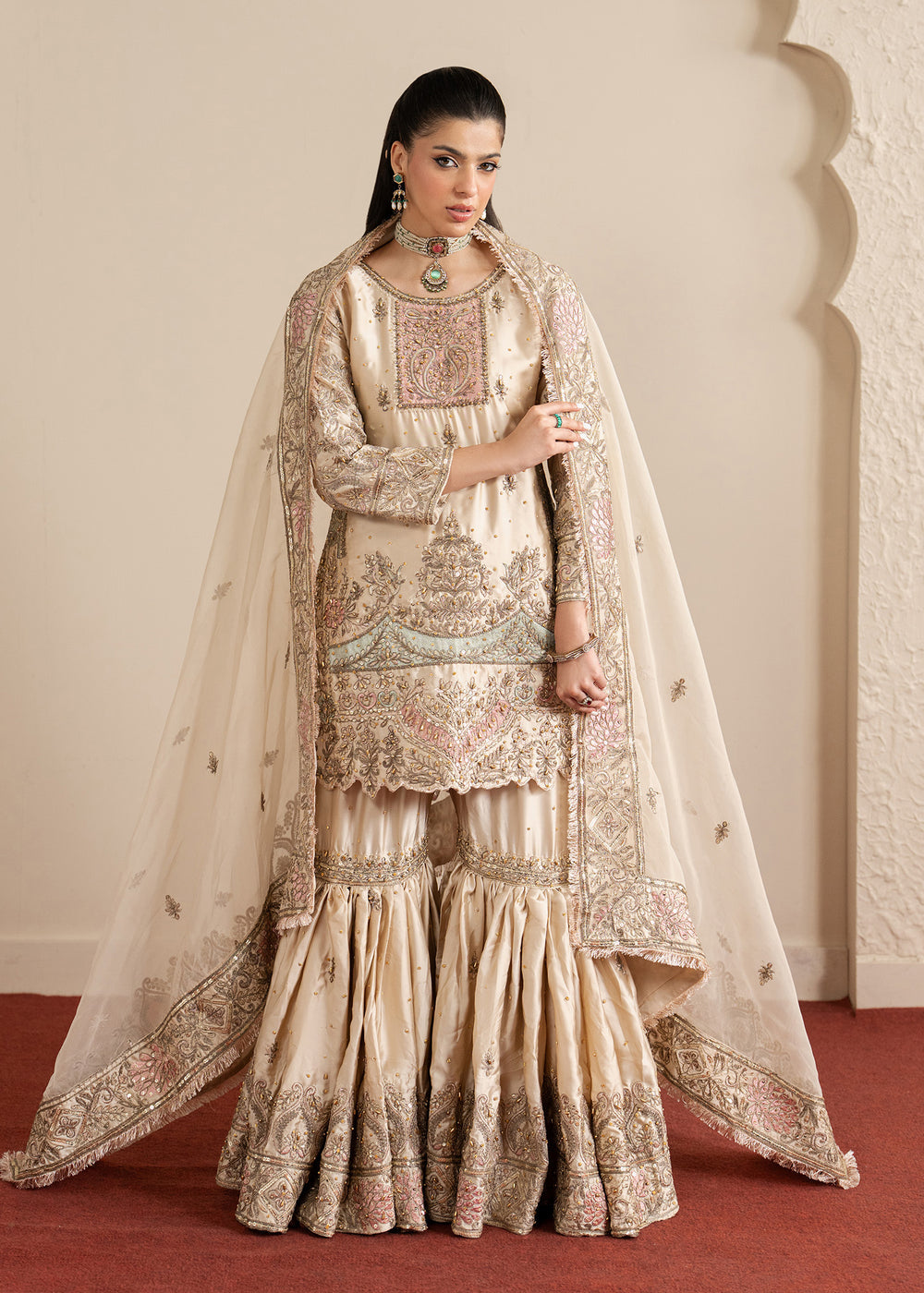 Haseens | Sakhiyan Formals | Arsheen by Haseens - Designer Dress  - Type : Ladies Clothes - Available at Libayah - 100% Original 