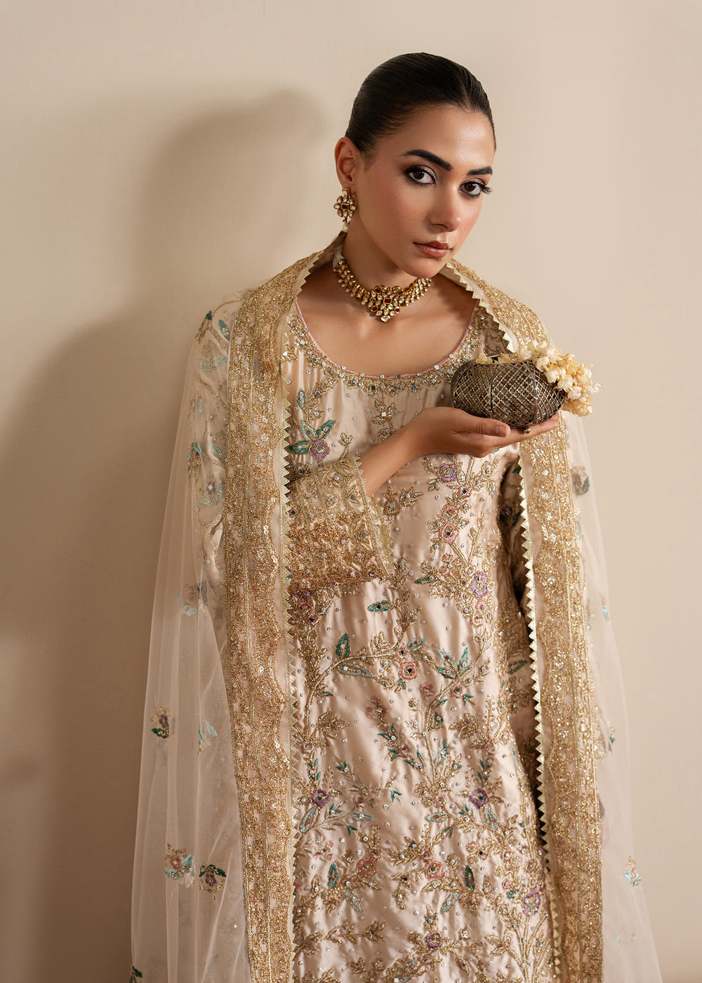 Haseens | Sakhiyan Formals | Pariha by Haseens - Designer Dress  - Type : Ladies Clothes - Available at Libayah - 100% Original 