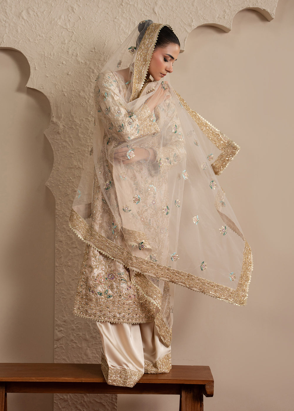 Haseens | Sakhiyan Formals | Pariha by Haseens - Designer Dress  - Type : Ladies Clothes - Available at Libayah - 100% Original 