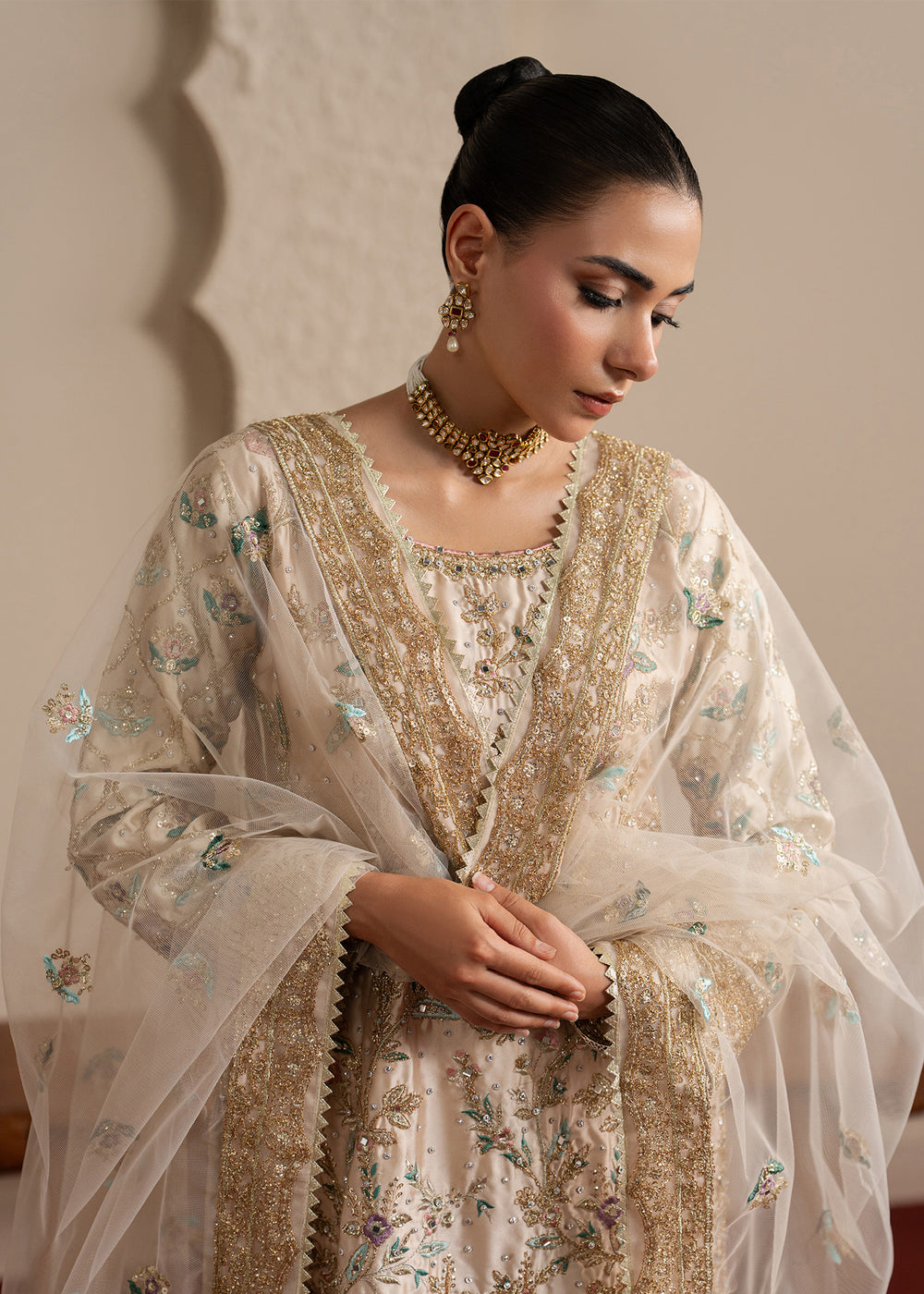 Haseens | Sakhiyan Formals | Pariha by Haseens - Designer Dress  - Type : Ladies Clothes - Available at Libayah - 100% Original 