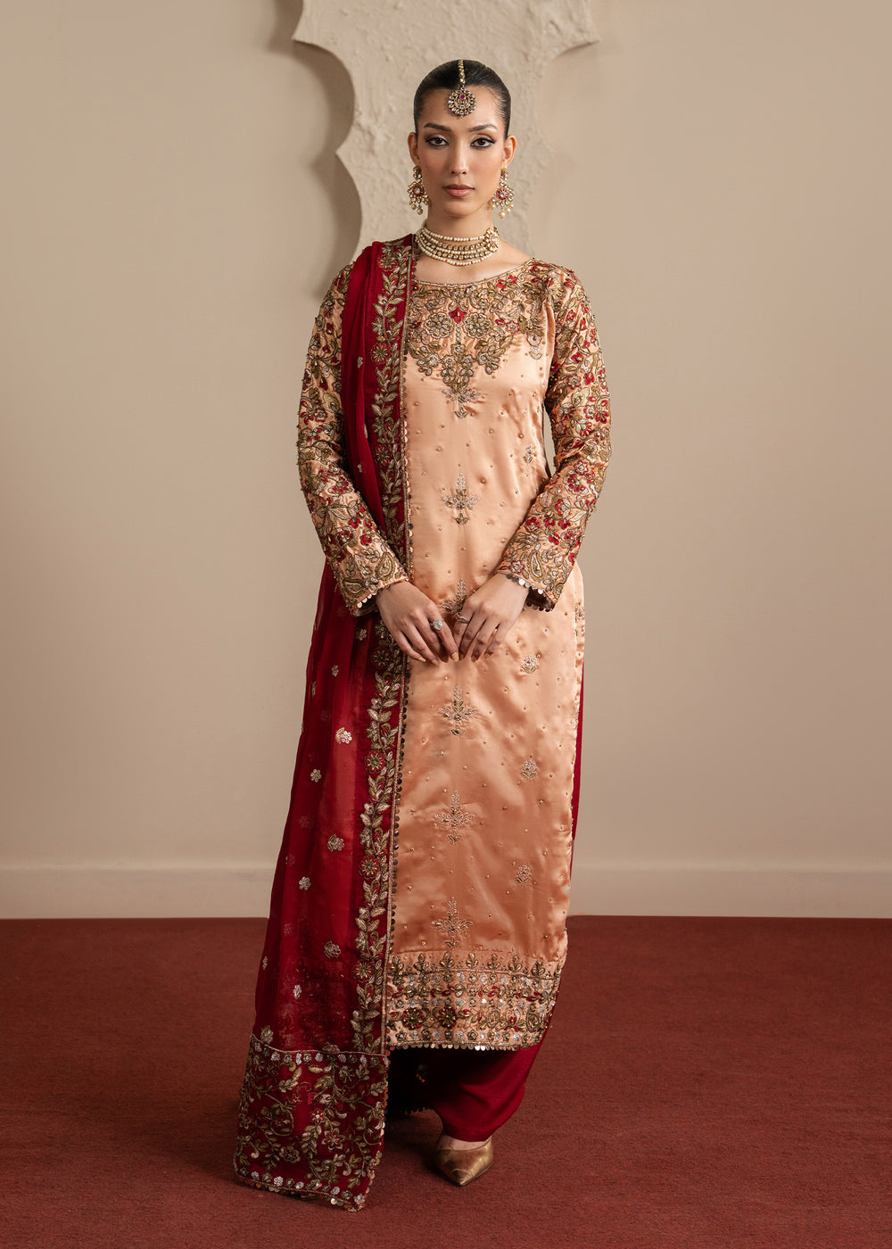 Haseens | Sakhiyan Formals | Shaan by Haseens - Designer Dress  - Type : Ladies Clothes - Available at Libayah - 100% Original 