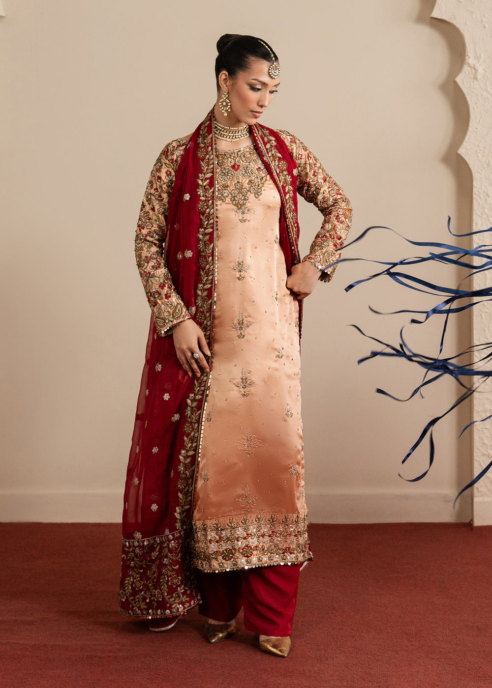 Haseens | Sakhiyan Formals | Shaan by Haseens - Designer Dress  - Type : Ladies Clothes - Available at Libayah - 100% Original 