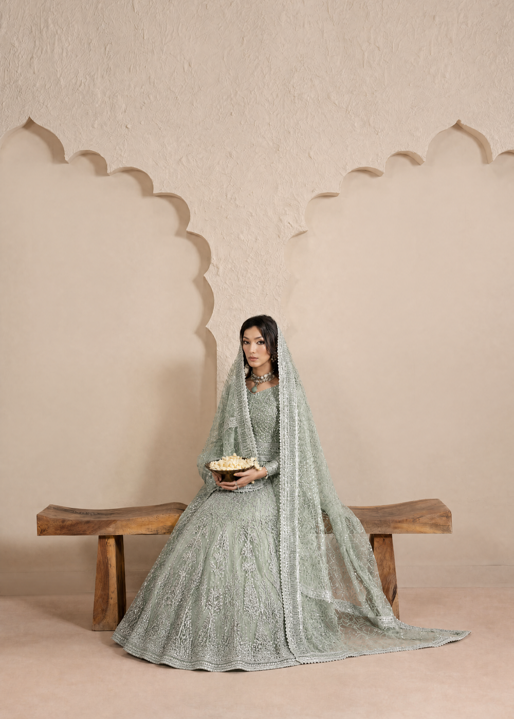 Haseens | Sakhiyan Formals | Nada by Haseens - Designer Dress  - Type : Ladies Clothes - Available at Libayah - 100% Original 