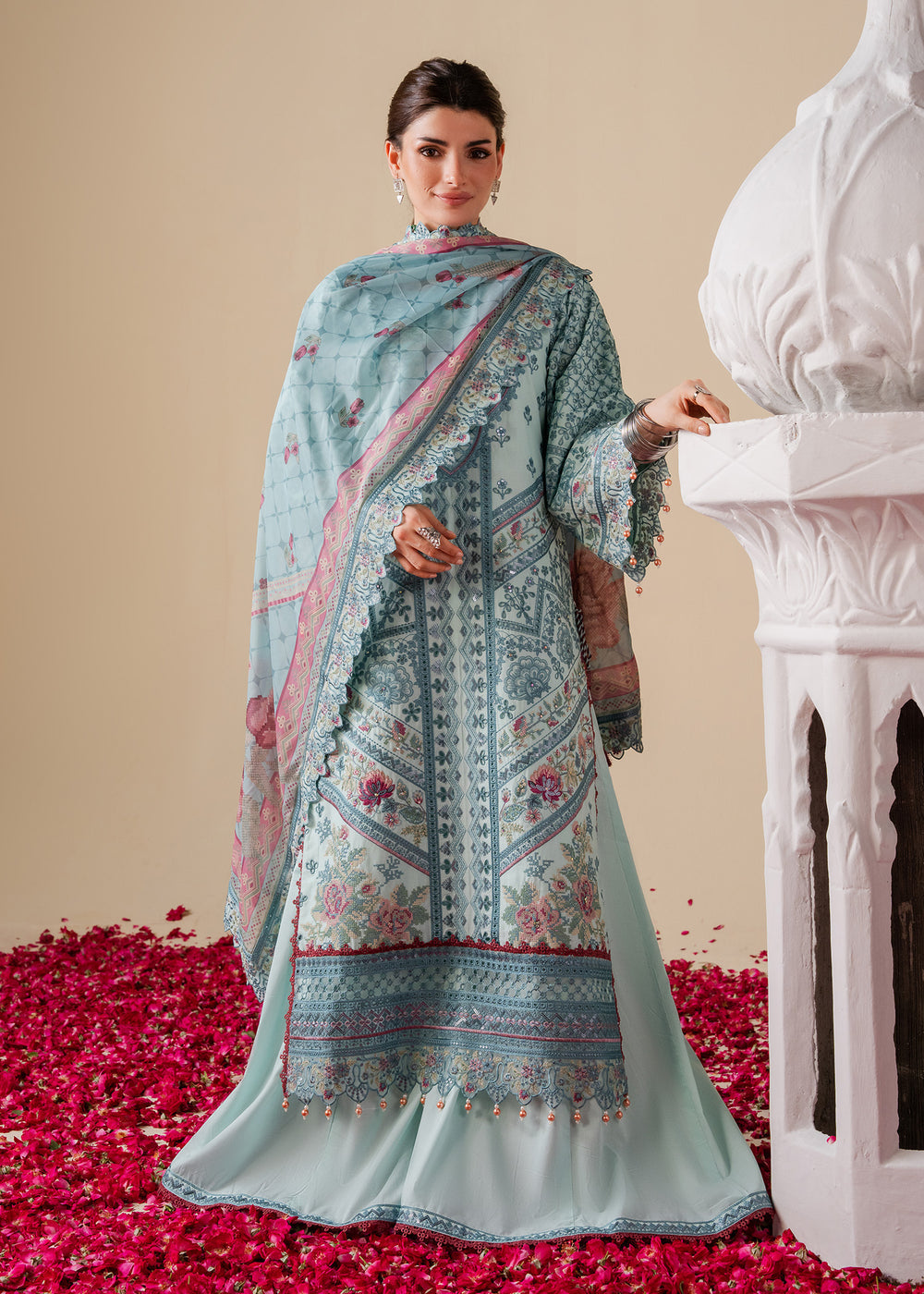 Haseens | Zahia Formal |Firdous by Haseens - Designer Dress  - Type : Ladies Clothes - Available at Libayah - 100% Original 