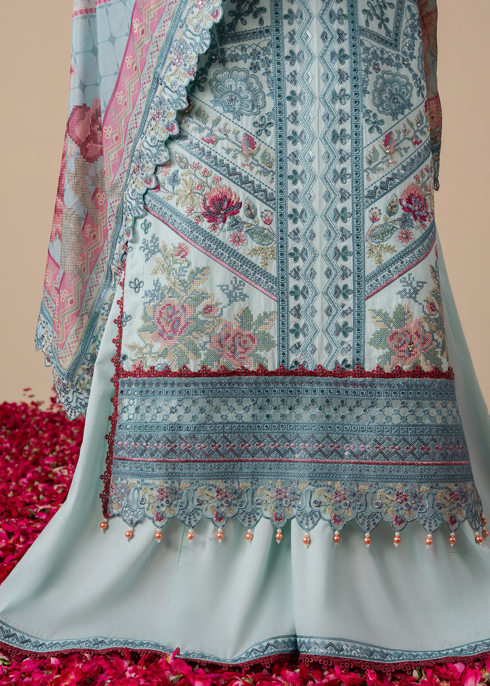 Haseens | Zahia Formal |Firdous by Haseens - Designer Dress  - Type : Ladies Clothes - Available at Libayah - 100% Original 