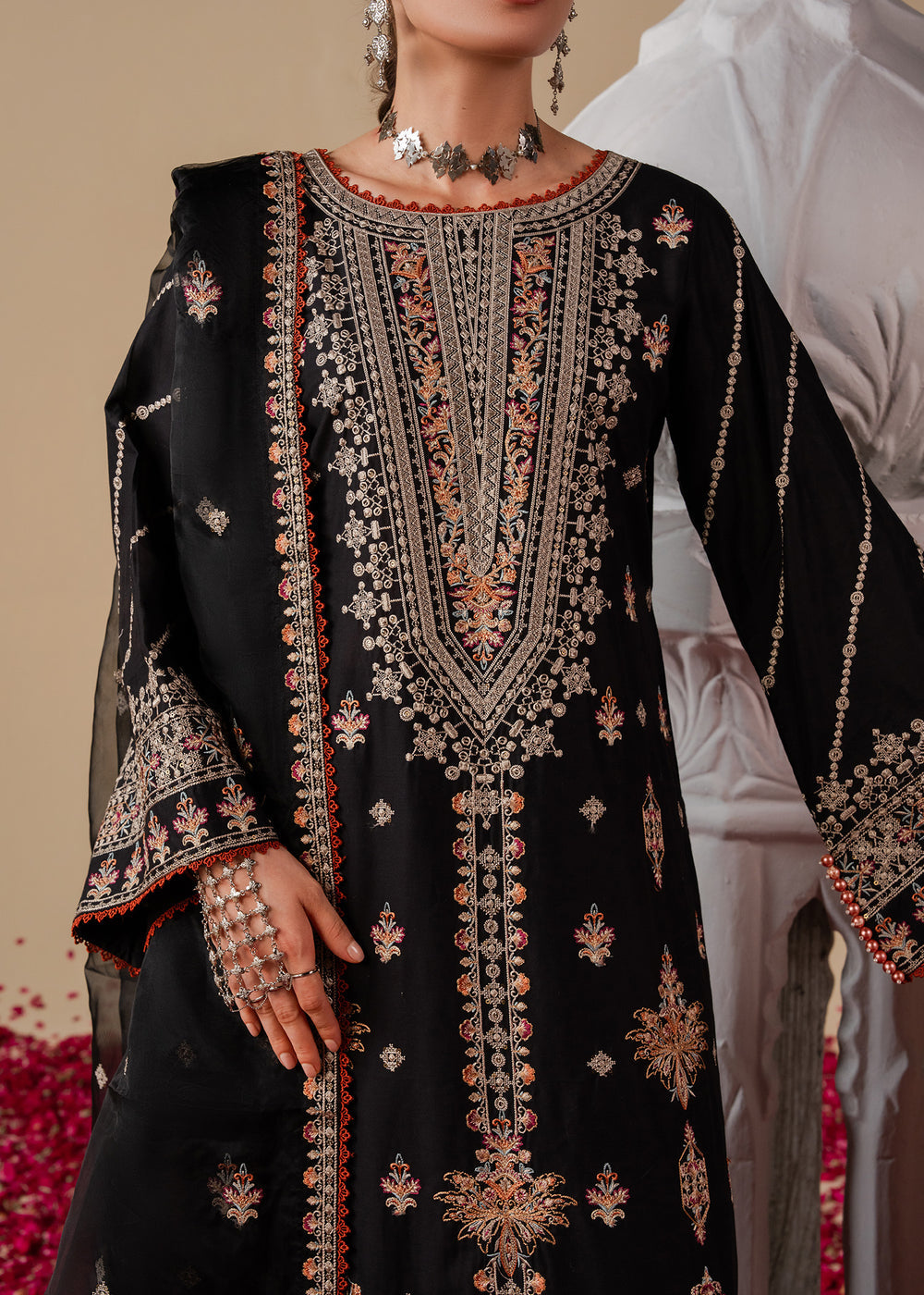 Haseens | Zahia Formal | Nagma by Haseens - Designer Dress  - Type : Ladies Clothes - Available at Libayah - 100% Original 