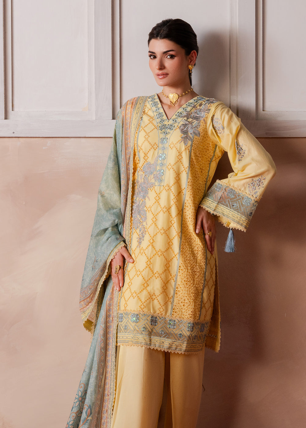 Haseens | Zahia Formal |Maham by Haseens - Designer Dress  - Type : Ladies Clothes - Available at Libayah - 100% Original 