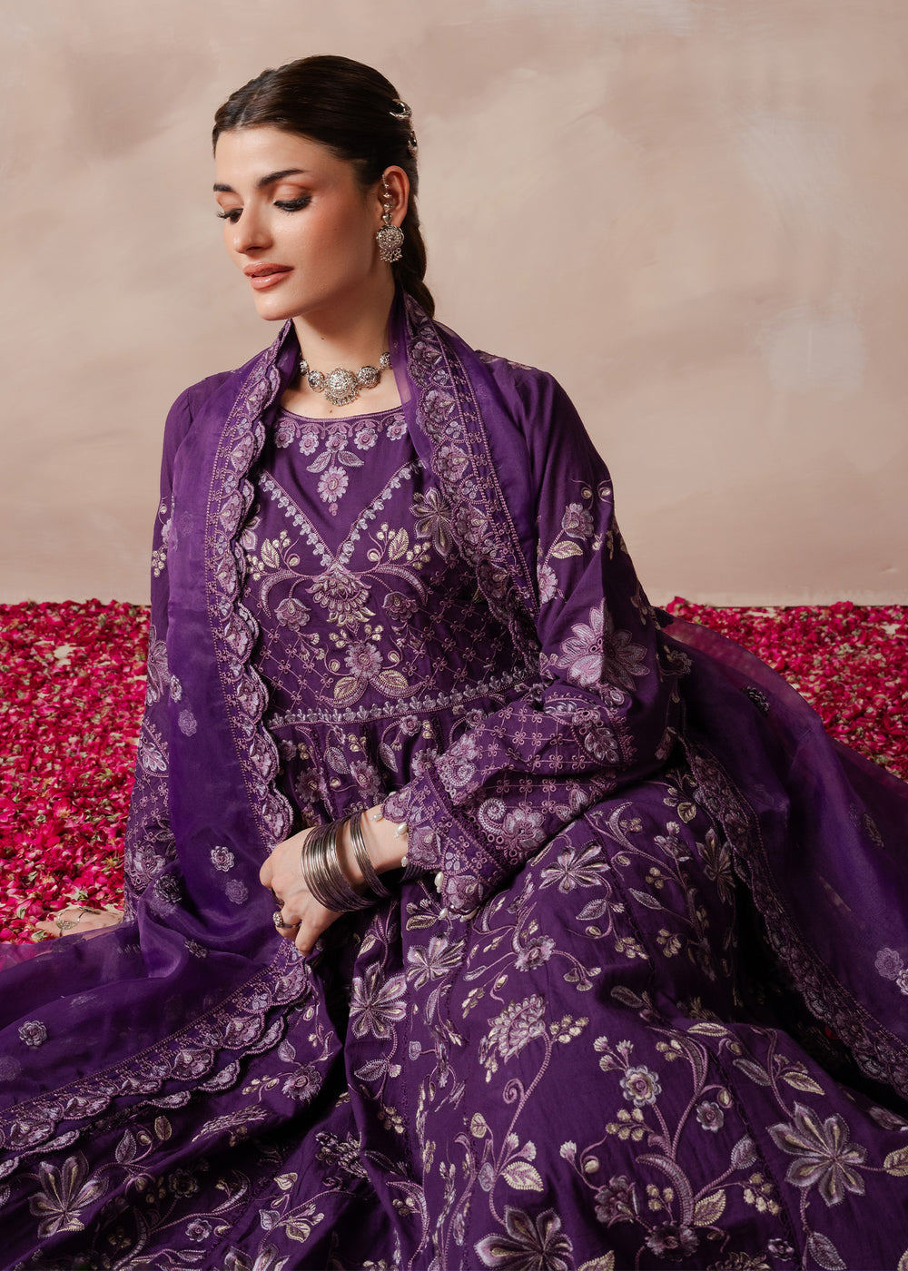 Haseens | Zahia Formal | Zurina by Haseens - Designer Dress  - Type : Ladies Clothes - Available at Libayah - 100% Original 