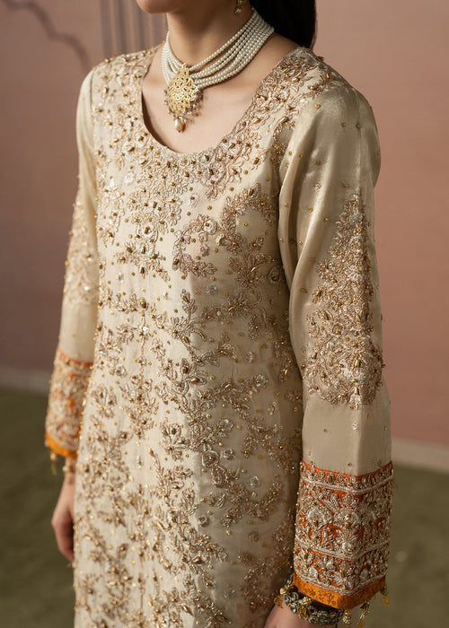 Haseens | Naqs Formals | Huma by Haseens - Designer Dress  - Type : Ladies Clothes - Available at Libayah - 100% Original 