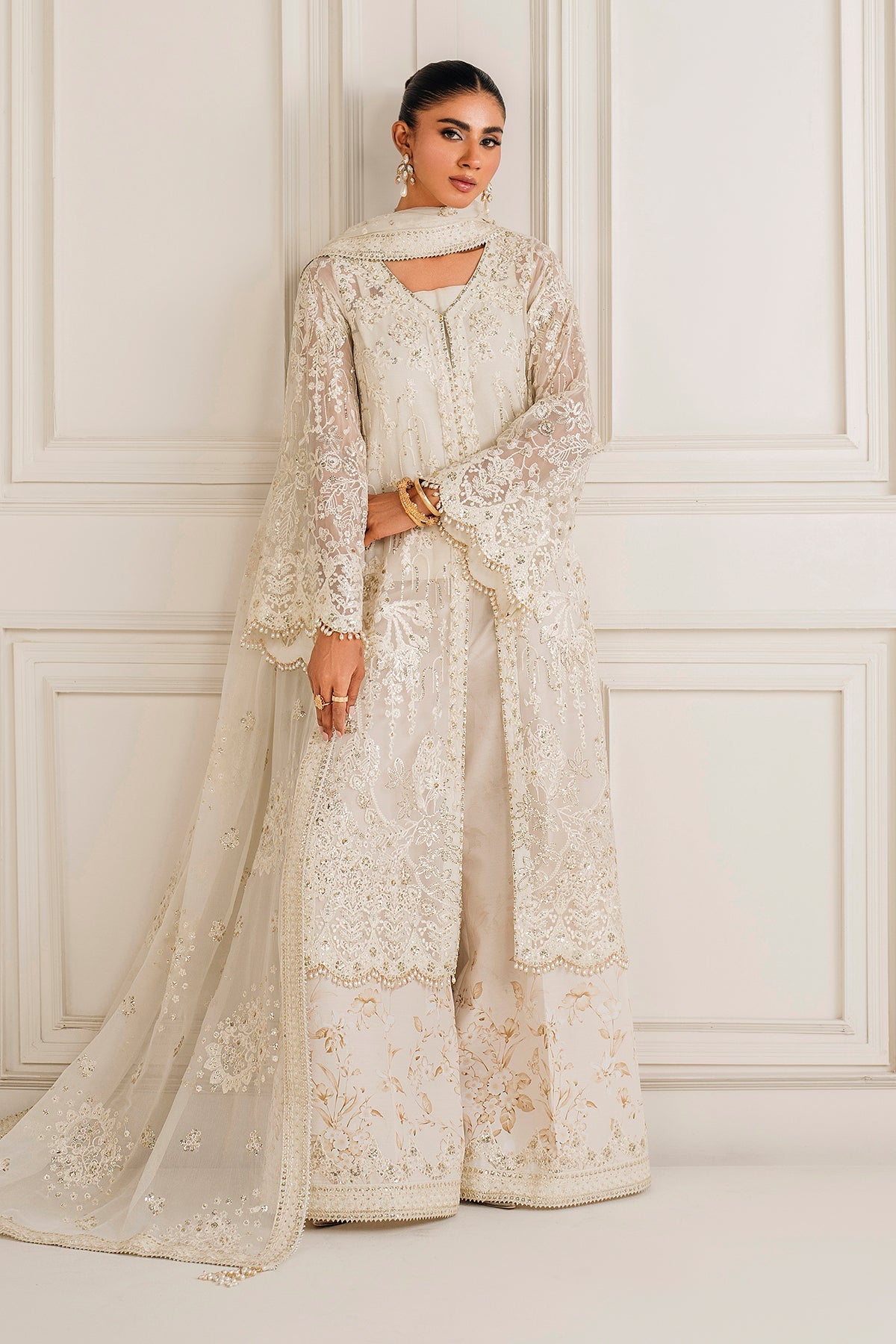 Baroque | Formal Collection | UF-4157 by Baroque - Designer Dress  - Type : Ladies Clothes - Available at Libayah - 100% Original 