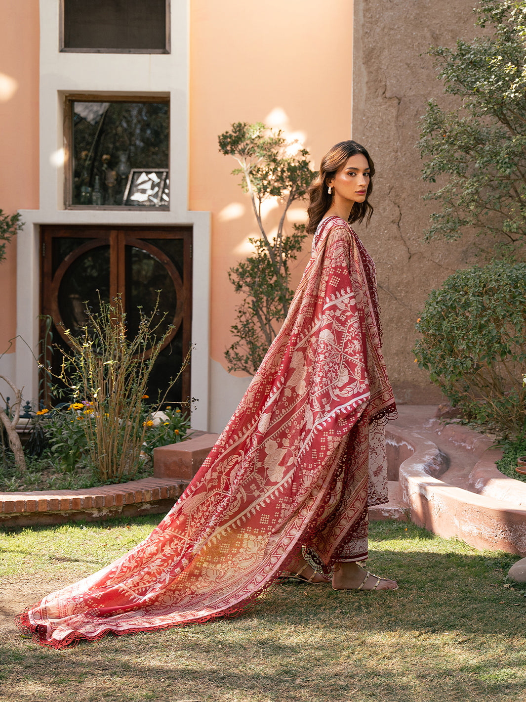 Bin Ilyas | Hazel Printed Lawn 25 | 2074 - B by Bin Ilyas - Designer Dress - Type: Ladies Clothes - Available at Libayah - 100% Original