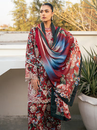 Bin Ilyas | Hazel Printed Lawn 25 | 2076 - B by Bin Ilyas - Designer Dress - Type: Ladies Clothes - Available at Libayah - 100% Original
