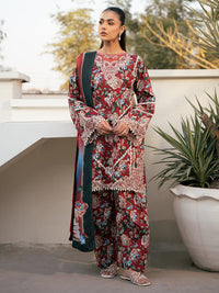 Bin Ilyas | Hazel Printed Lawn 25 | 2076 - B by Bin Ilyas - Designer Dress - Type: Ladies Clothes - Available at Libayah - 100% Original