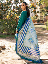Bin Ilyas | Hazel Printed Lawn 25 | 2077 - A by Bin Ilyas - Designer Dress - Type: Ladies Clothes - Available at Libayah - 100% Original