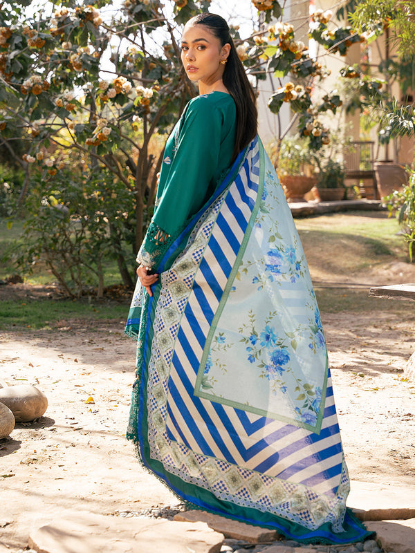 Bin Ilyas | Hazel Printed Lawn 25 | 2077 - A by Bin Ilyas - Designer Dress - Type: Ladies Clothes - Available at Libayah - 100% Original