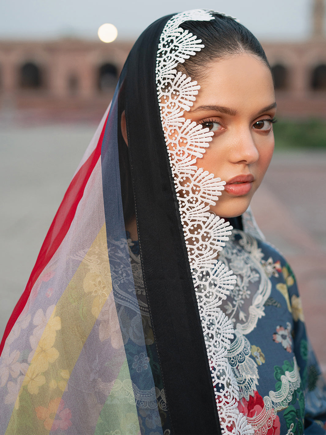 Bin Ilyas | Naqsh Naaz Luxury Lawn 25 | 2081 - B by Bin Ilyas - Designer Dress - Type: Ladies Clothes - Available at Libayah - 100% Original