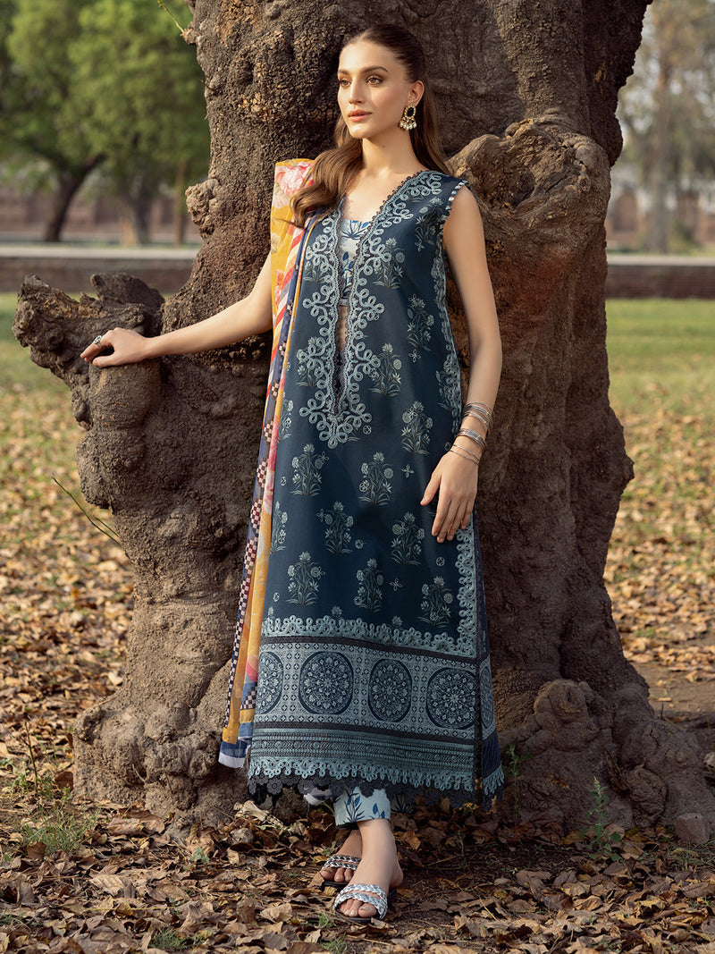 Bin Ilyas | Naqsh Naaz Luxury Lawn 25 | 2082 - B by Bin Ilyas - Designer Dress - Type: Ladies Clothes - Available at Libayah - 100% Original