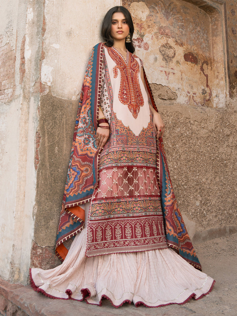 Bin Ilyas | Naqsh Naaz Luxury Lawn 25 | 2083 - A by Bin Ilyas - Designer Dress - Type: Ladies Clothes - Available at Libayah - 100% Original