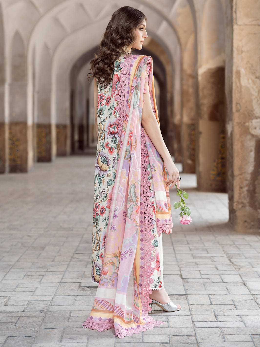 Bin Ilyas | Naqsh Naaz Luxury Lawn 25 | 2085 - C by Bin Ilyas - Designer Dress - Type: Ladies Clothes - Available at Libayah - 100% Original